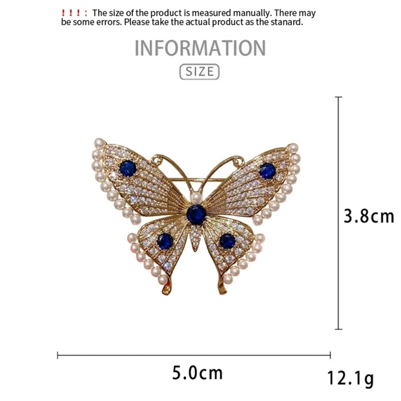 VQ Butterfly Brooch - Picture 6 of 8